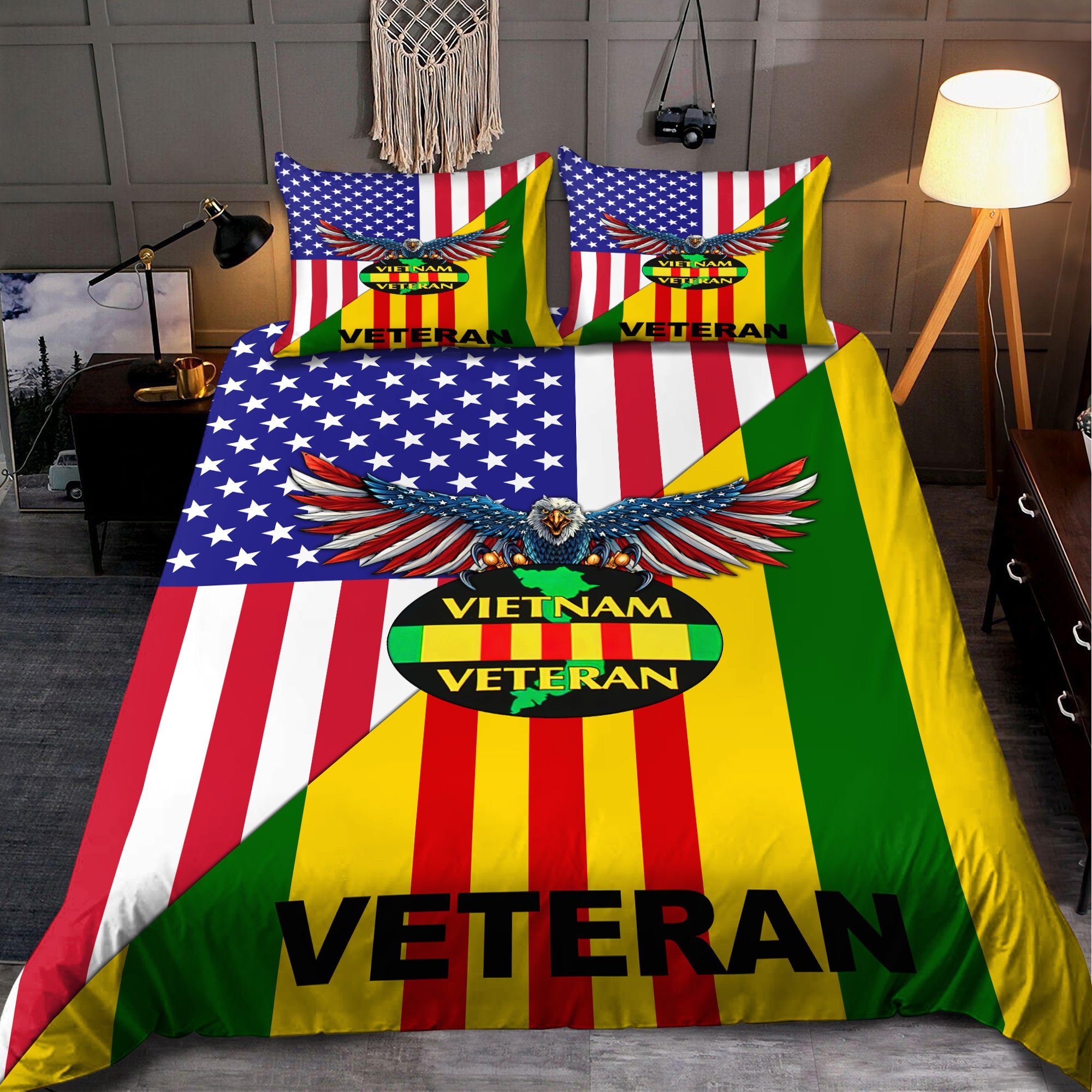 Viet Nam Veteran 3D All Over Printed Bedding Set