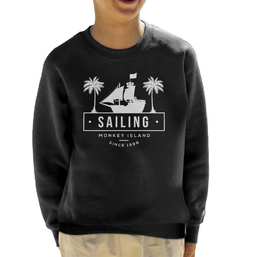 Sailing Monkey Island Kid’s Sweatshirt