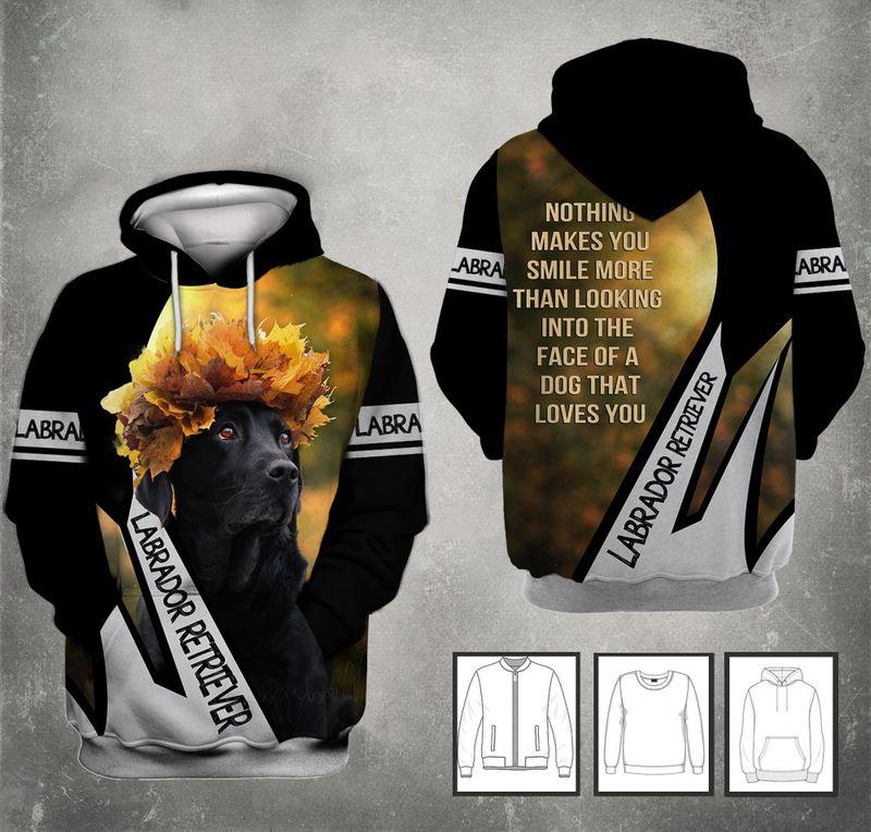 Fall Outfits 3D Print Labrador Retriver  Adult Unisex