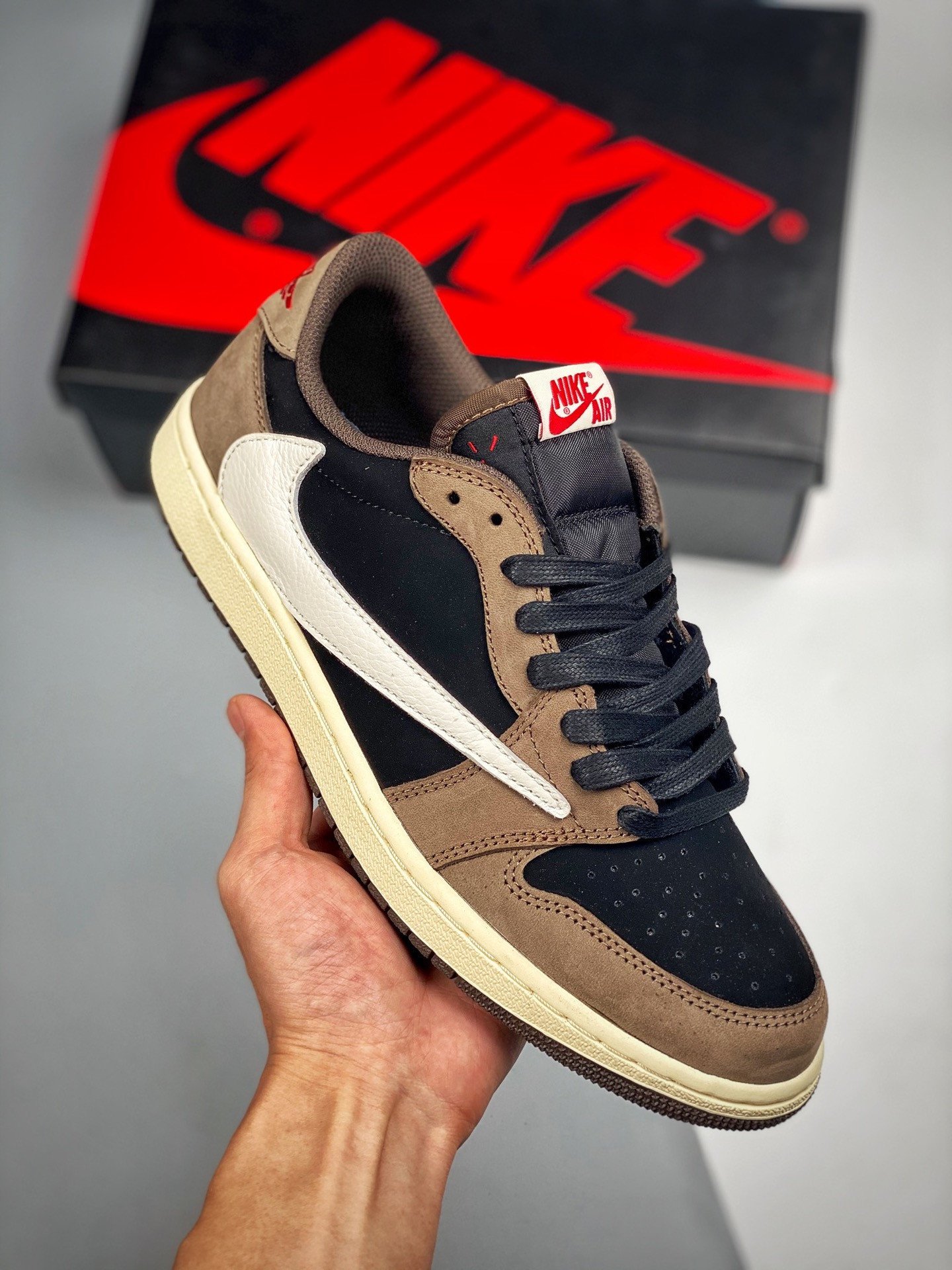 Travis Scott x JD 1 Low OG SP Dark Mocha CQ4277-001 5338825