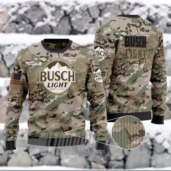 Busch Light Beer Ugly Sweater