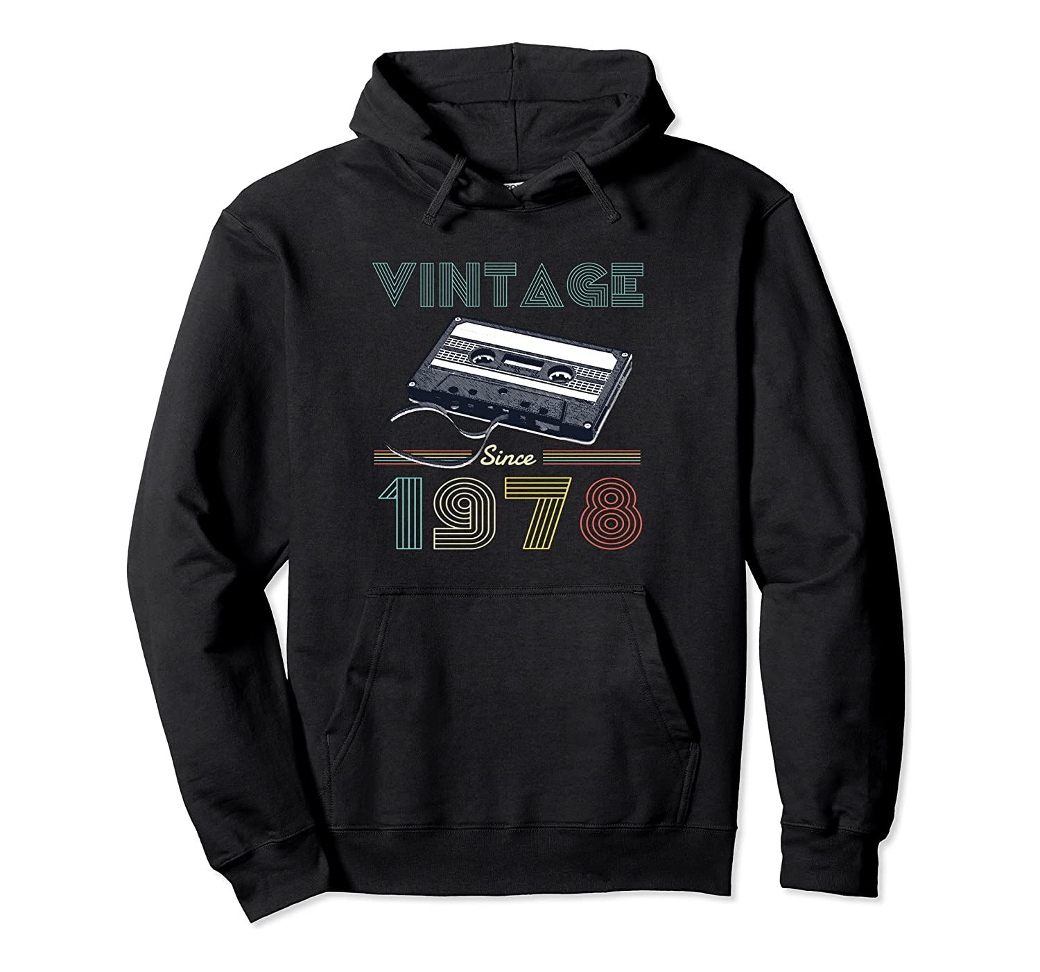 41st Birthday Gift Vintage 1978 Year Old Mixtape 41 Year Old Pullover Hoodie T-Shirt, Sweatshirt, Tank Top