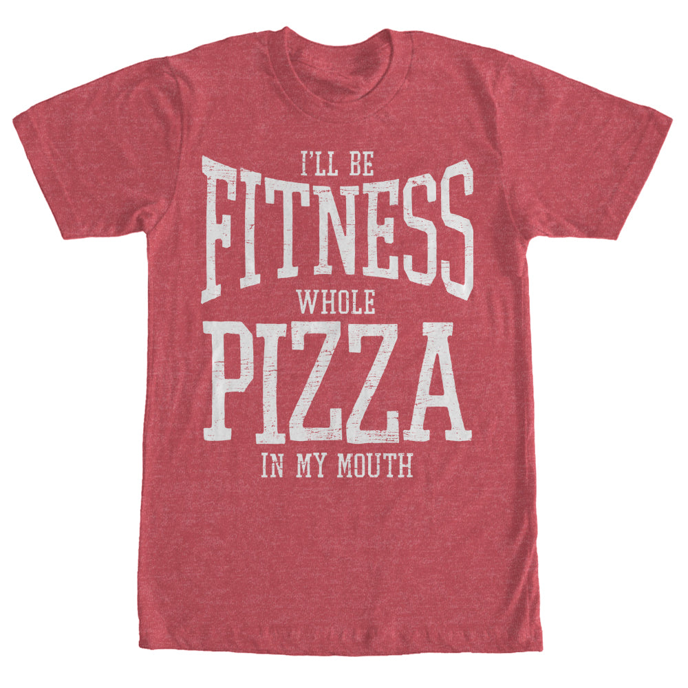 Chin Up Women’S Fitness Whole Pizza  Boyfriend Tee