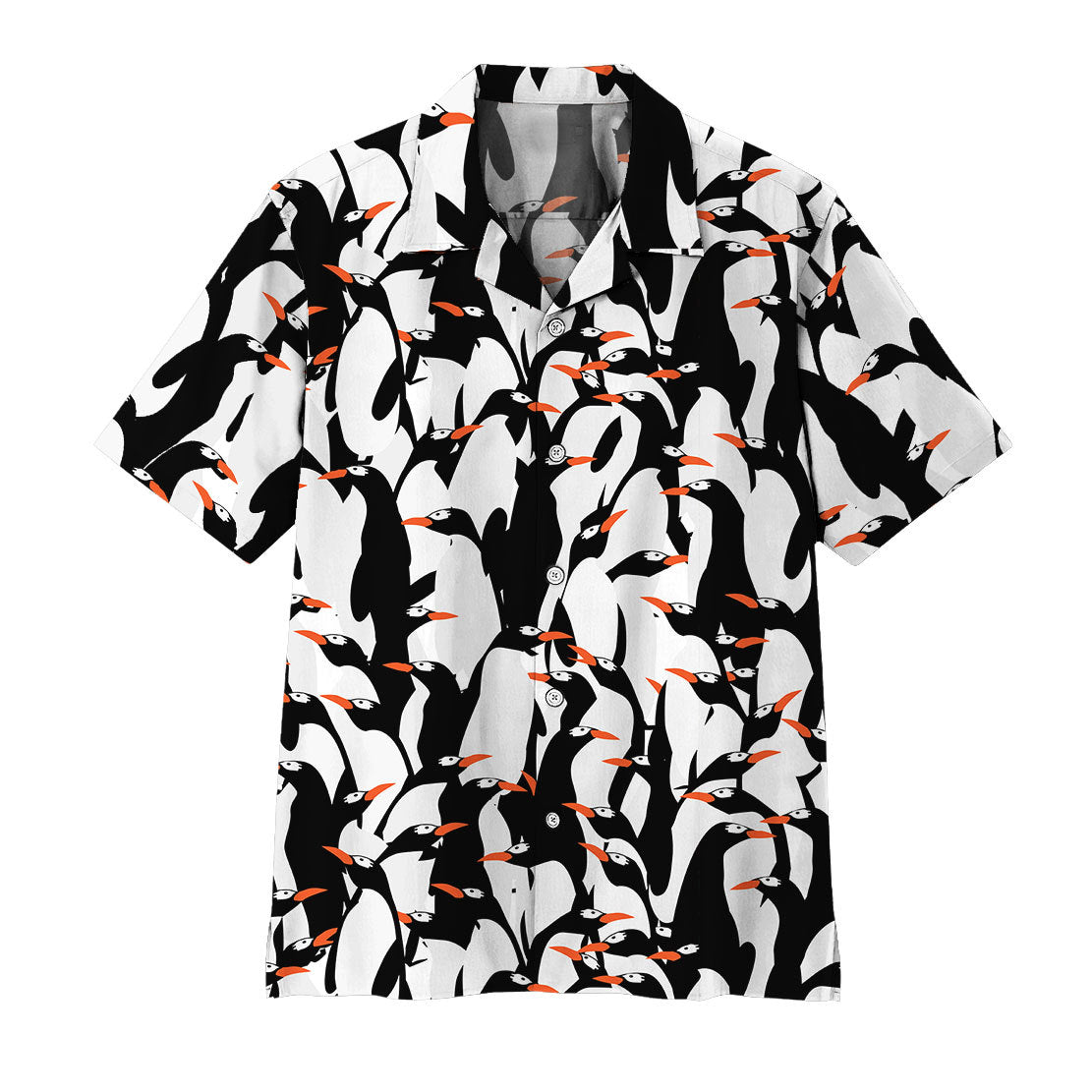 Gearhumans 3D Flying Penguins Hawaii Shirt