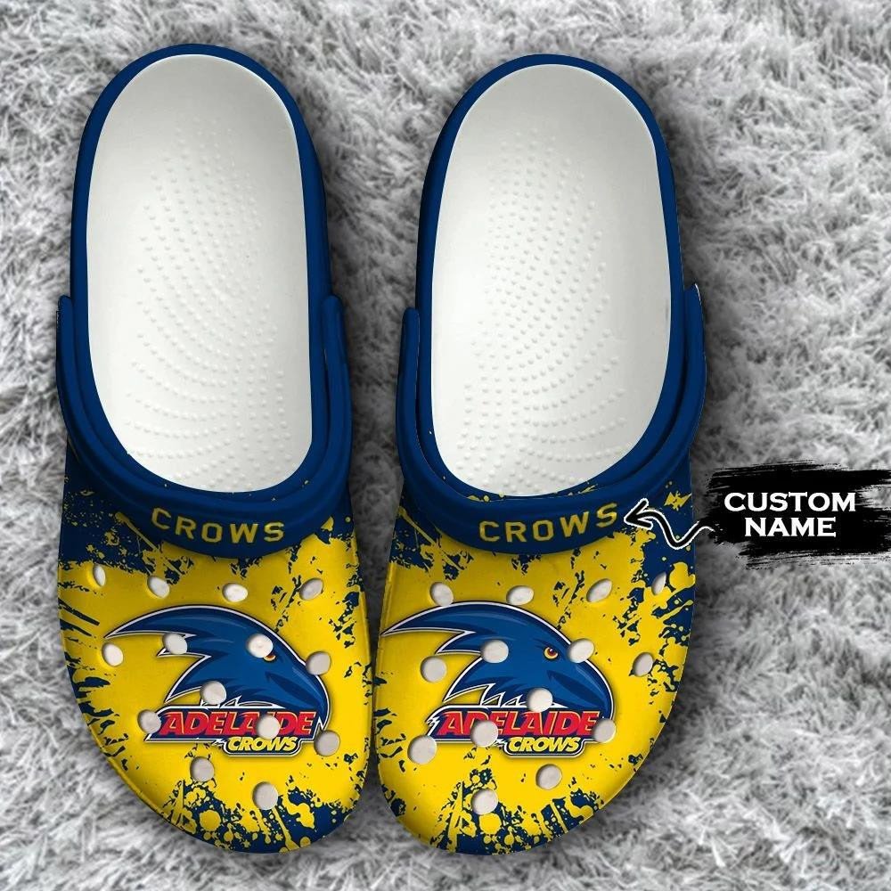 Adelaide Crows Custom Personalized Crocss Classic Clogs Shoes