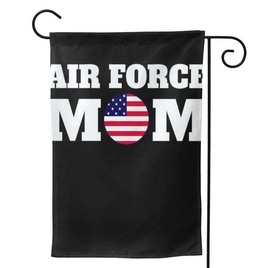 2 Pcs Garden Flag USA Air Force Mom Horizontal Poster 12.5″x18″ -Mothers Day, Birthday Gifts for Mom, Dad, Wife, Husband, Daughters, Grandma, Friends