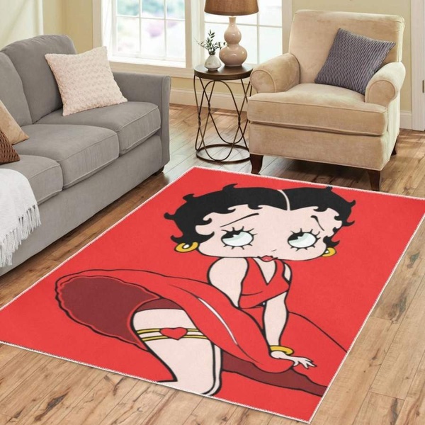 Betty Boop Love Area Rug Living Room And Bed Room Rug Gift Us Decor