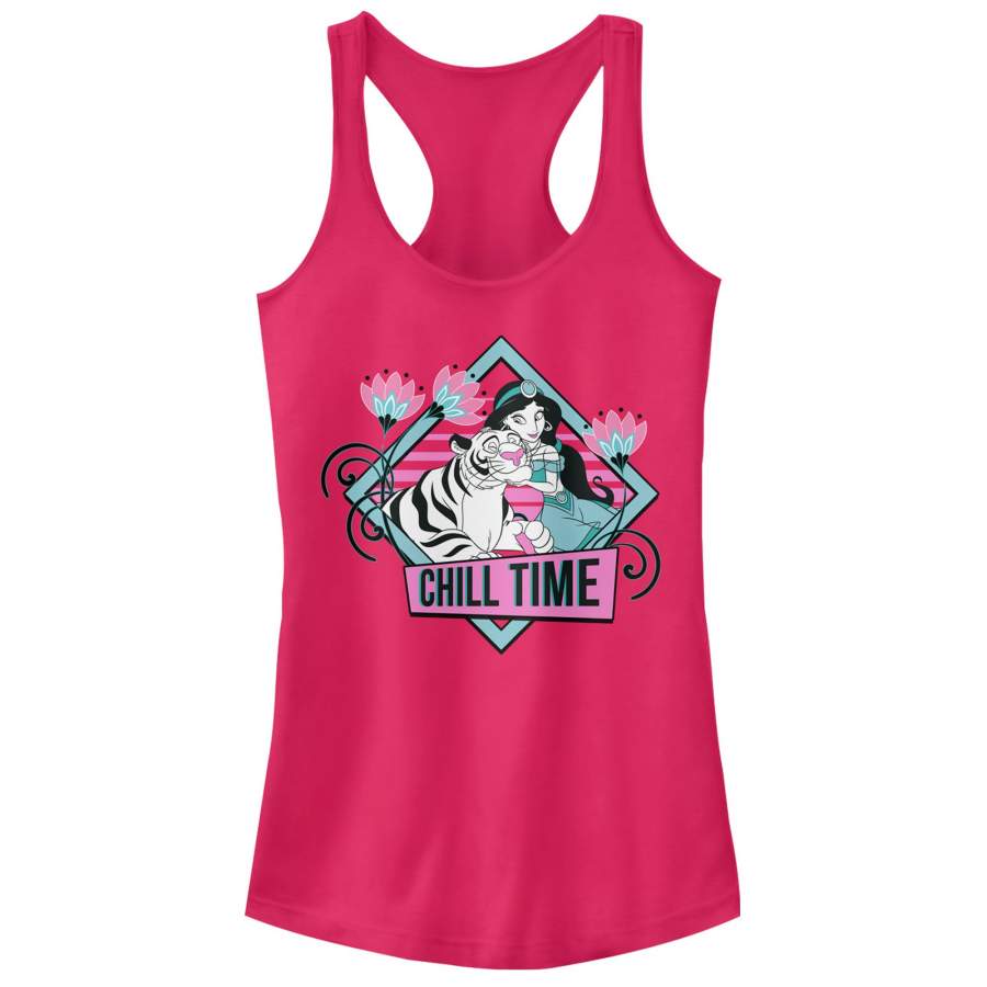 Aladdin Junior’s Jasmine and Rajah Chill  Racerback Tank