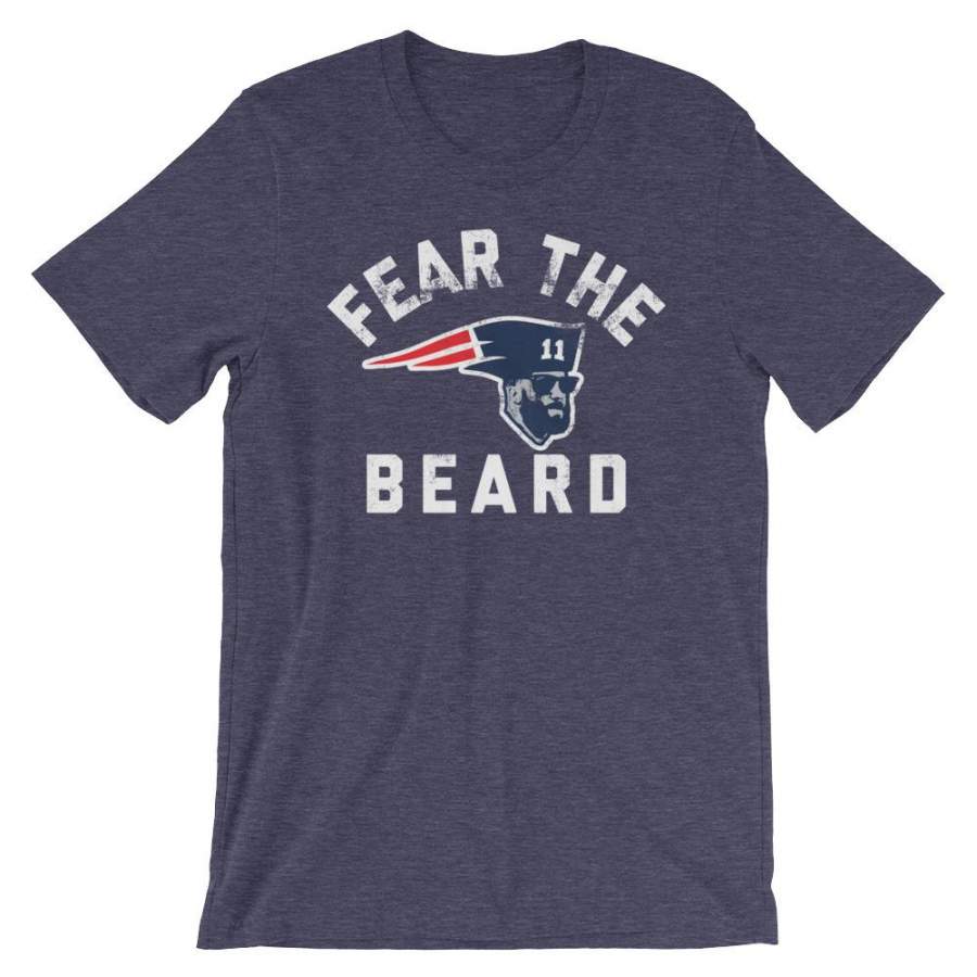 Fear The Beard – Julian Edelman New England Patriots Football Inspired Unisex T-Shirt