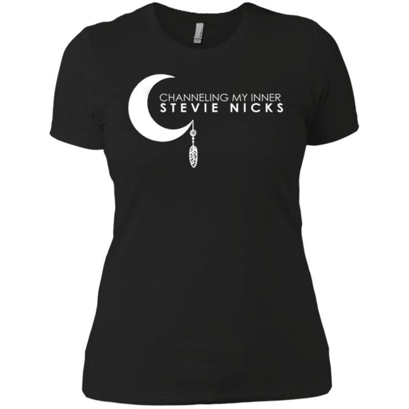 Stevie Nicks Channeling My Inner Funny Design Cute Shirt Nl3900 Next Level Ladies’ Boyfriend T-shirt