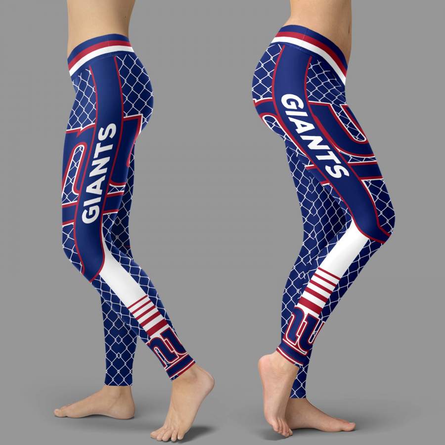 Single Small Line Circle Stylish Fashion New York Giants Leggings