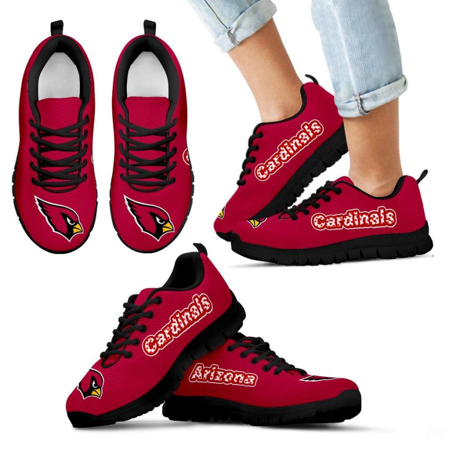 Magnificent Arizona Cardinals Amazing Logo Sneakers