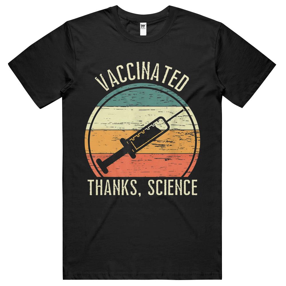 Vintage Pro Vaccination Im Vaccinated Thanks Science Vaccine T Shirts