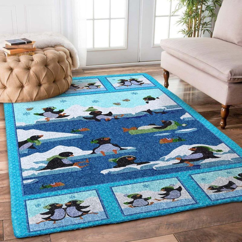 Penguin 1 Area Rug Living Room Rug Home Decor Floor Decor Vh3