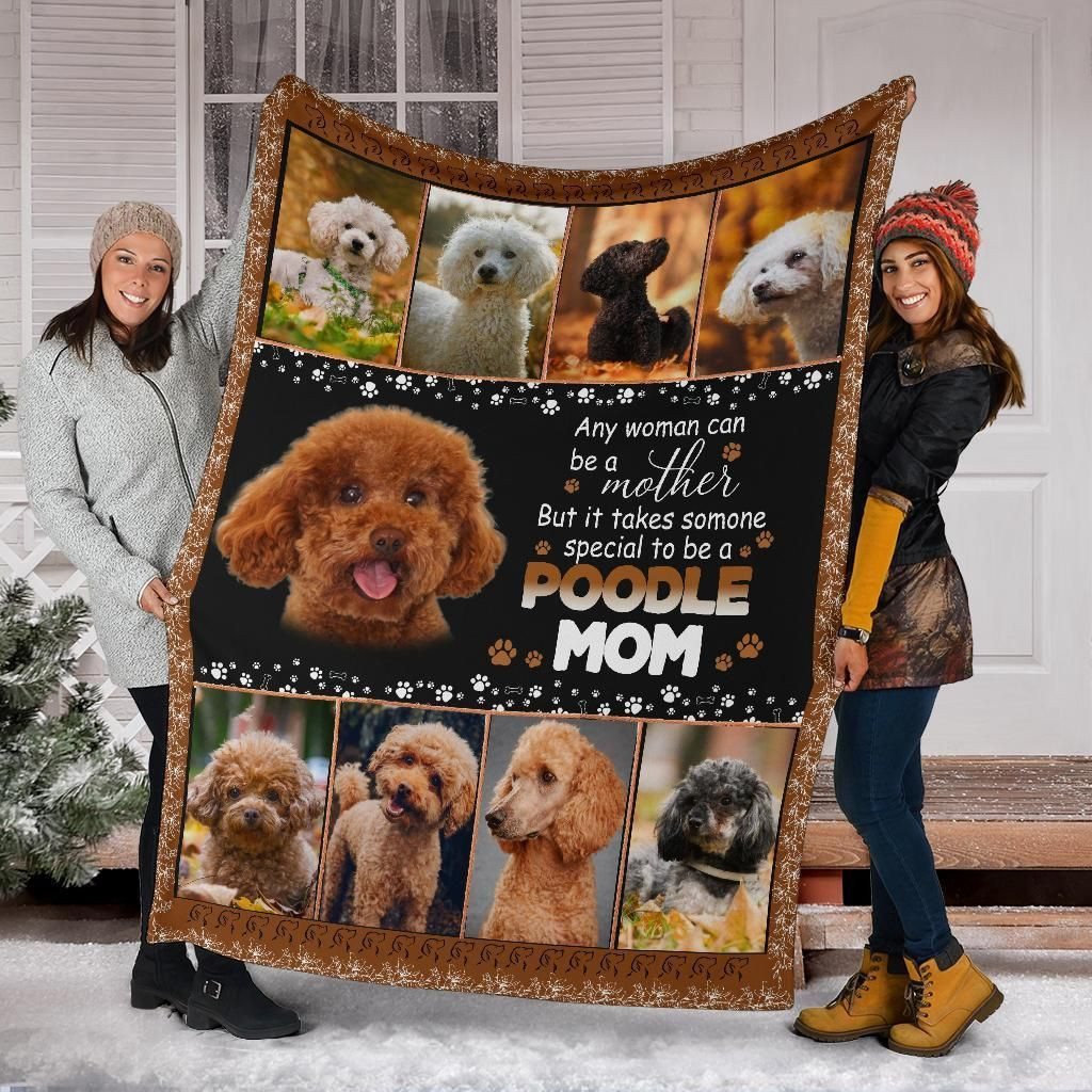 Poodle Blanket, Christmas Gift, Dog Lover Blanket