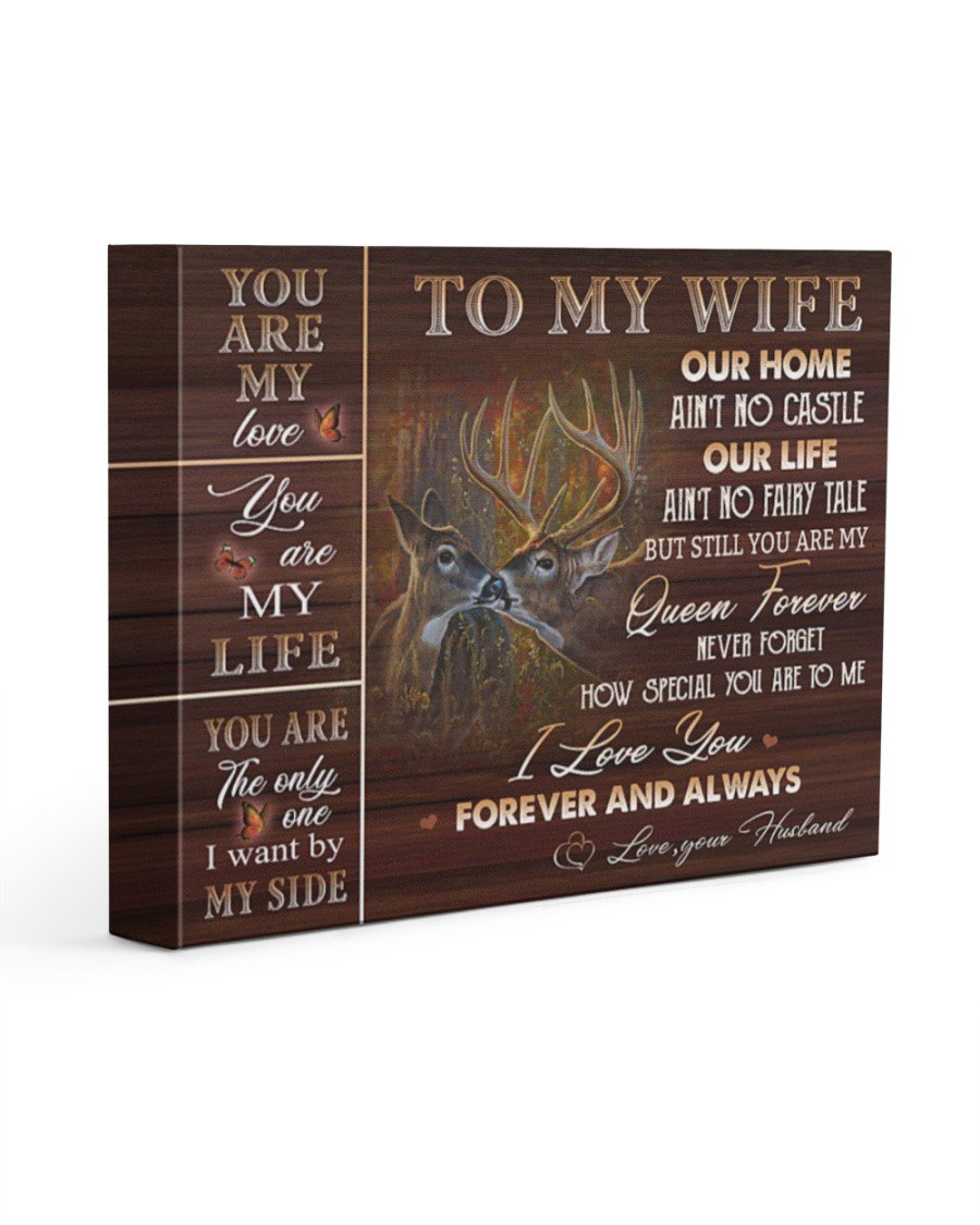 You Are My Queen Forever Personalized Name Canvas Best Gift For Wife Poster Wall Art Home Decor