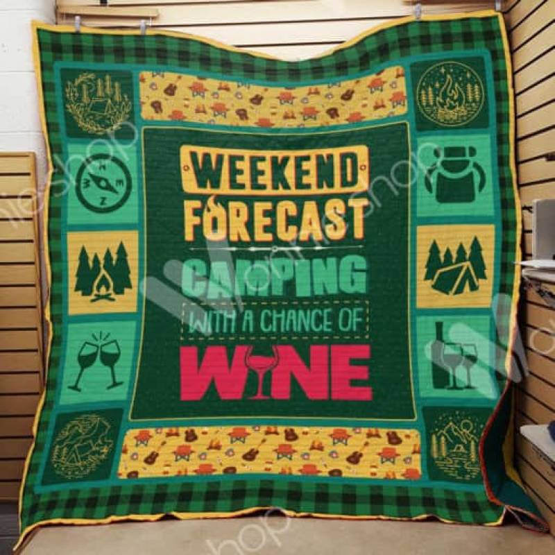 Camping Wine A2001 87O44 Blanket