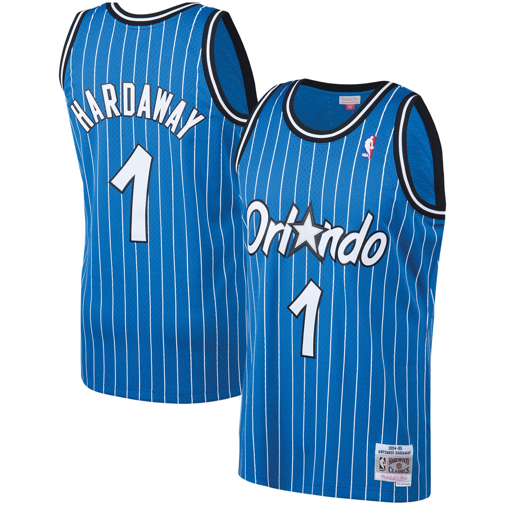 Penny Hardaway Orlando Magic Mitchell & Ness Big & Tall Hardwood Classics Jersey – Blue