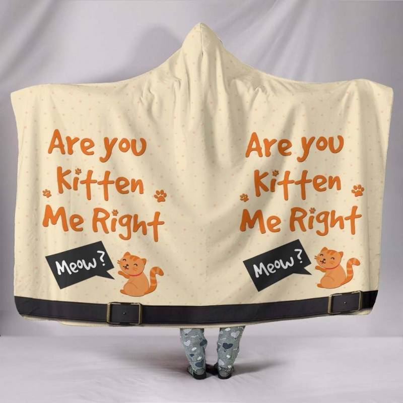 Custom Hoodie Blanket – Kitten Me!