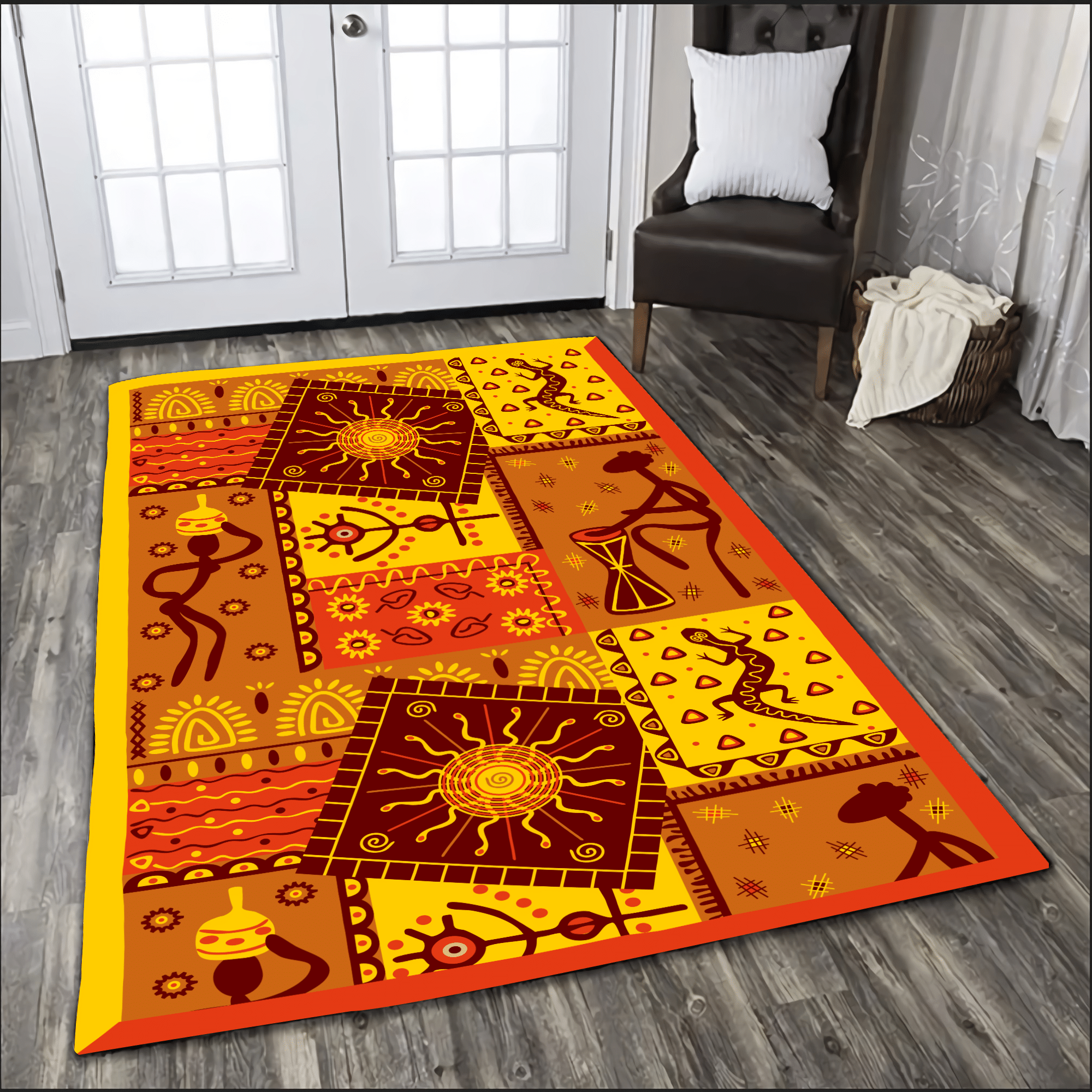 Africa Area Rug African Patterns Ver1 – Lt20