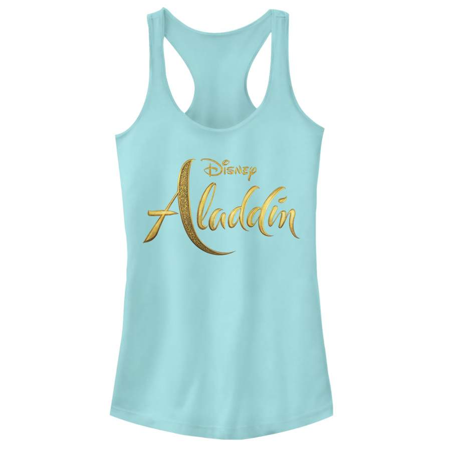 Aladdin Junior’s Script Logo  Racerback Tank