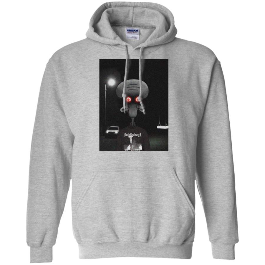 AGR Squidward Suicide Gildan Pullover Hoodie