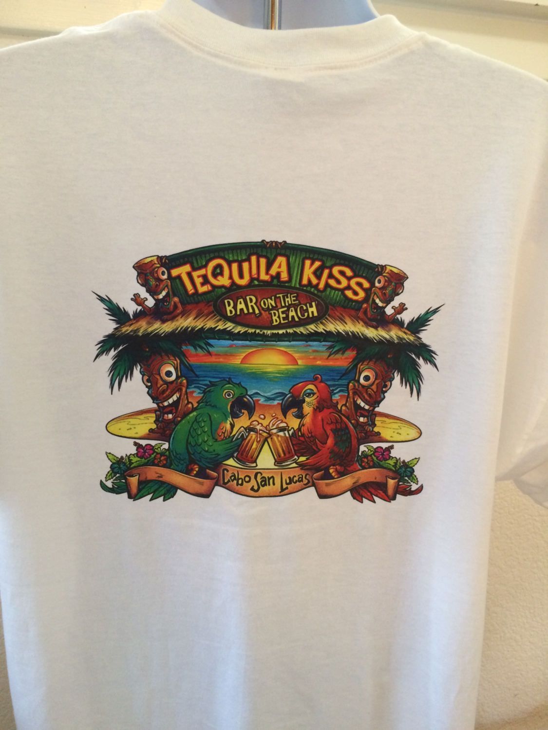 Adult Graphic Shirtcabo Wabo Tequila Kiss Front And Back By Gsimpressions Shirt