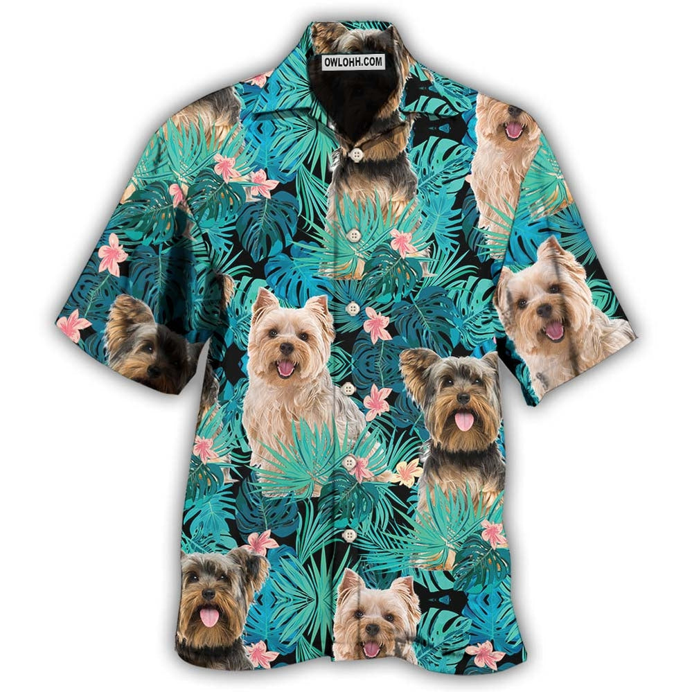 Yorkshire Terrier Dog Tropical – Hawaiian Shirt  – Owl Ohh