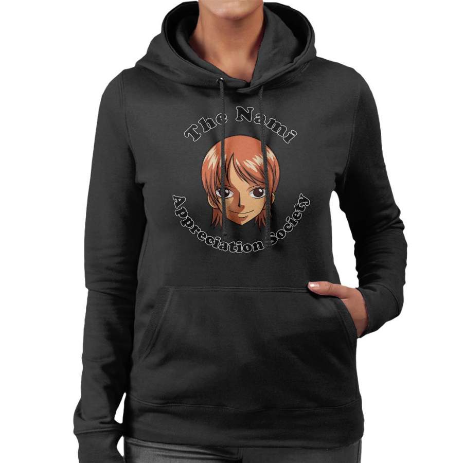 The Nami Appreciation Society One Piece Women’s Hooded Sweatshirt