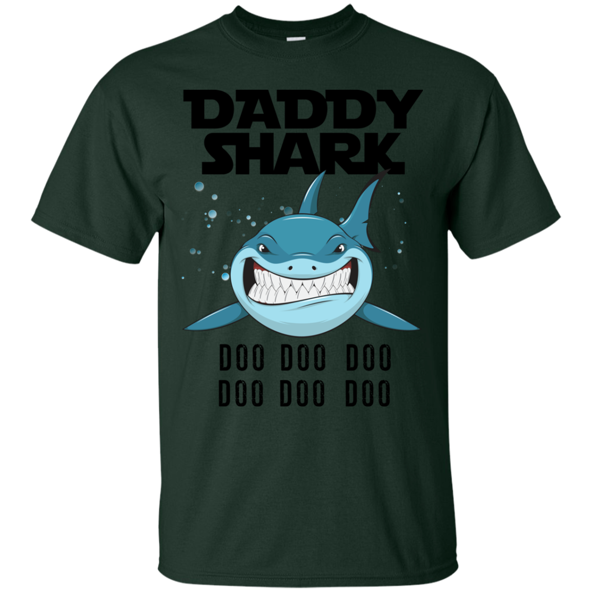 Daddy Shark Blue Shirts