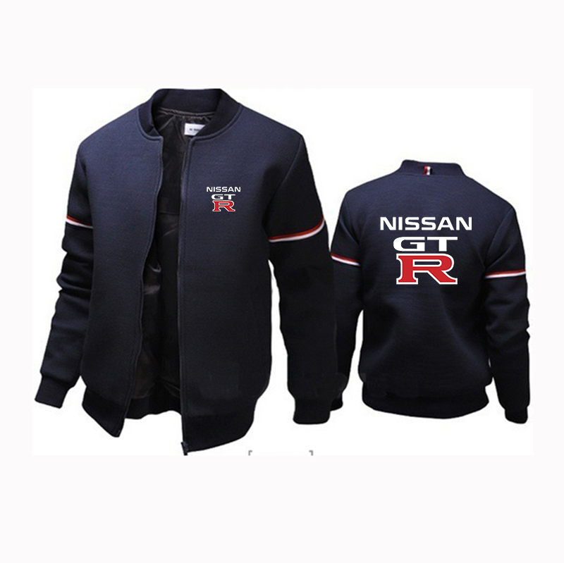 2022 Nissan GTR Logo quality Men zipper hoodie clothes High street sweatshirts coat Sweatshirts Men Hooded harajuku Jackets alx