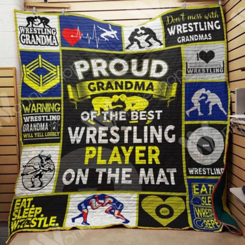 Wrestling Grandma M2503 83O34 Blanket