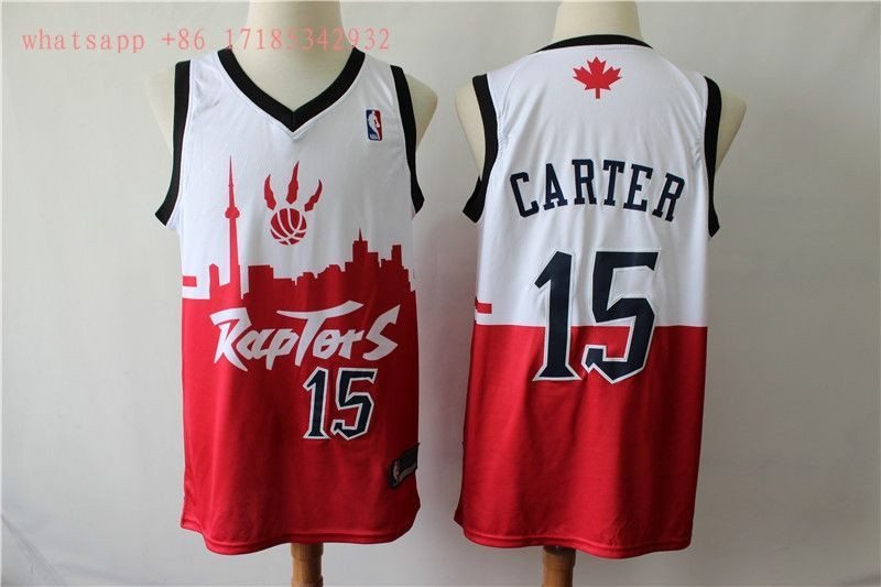 Toronto Raptors Vince Carter #15 2020 NBA New Arrival White And Red Jersey Jersey