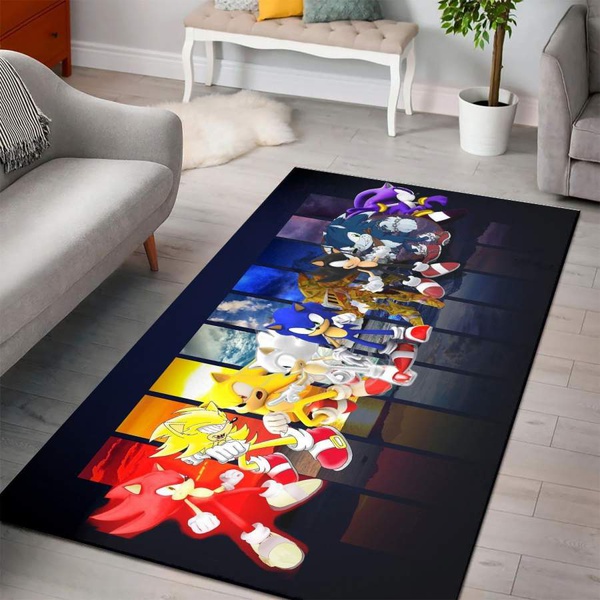 Sonic the Hedgehog Area Rug, Movie OFD 2002207