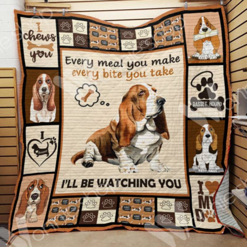 Basset Hound Dog Blanket NOV2001 90O47