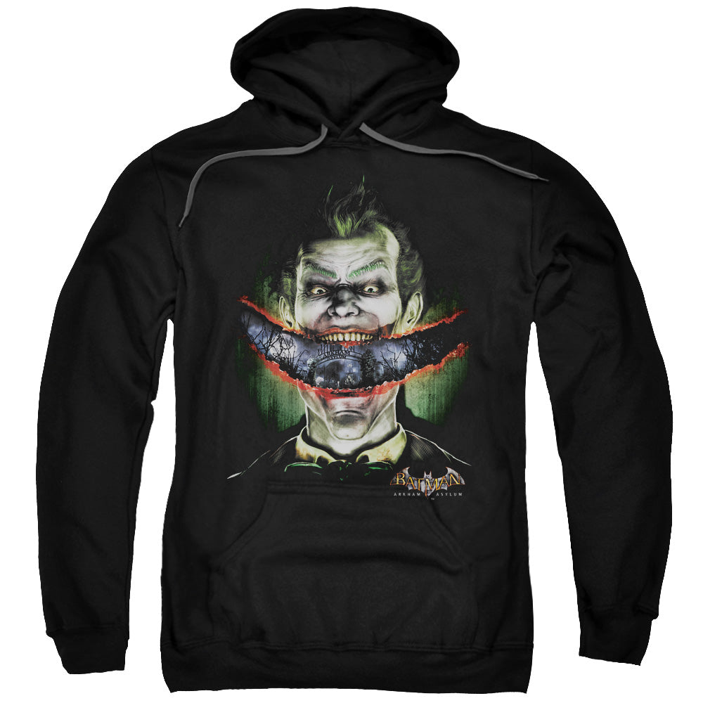 Batman Aa Crazy Lips Mens Hoodie Black