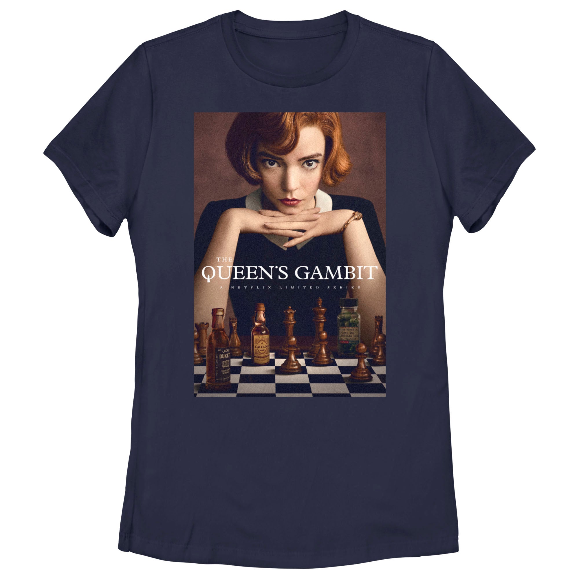 The Queen’S Gambit Women’S Beth Harmon Poster  T-Shirt