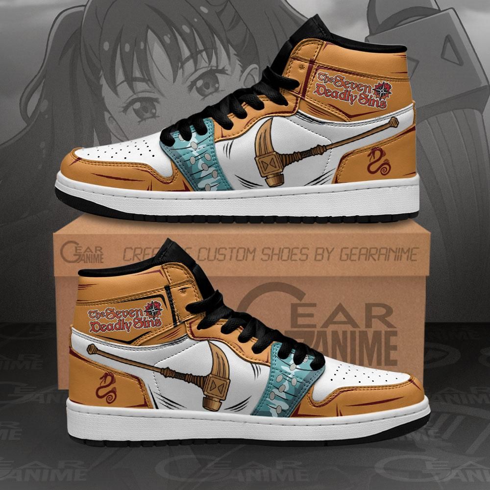 Diane Gideon Seven Deadly Sins Anime Mn10 Air Jordan Shoes Sport Sneakers
