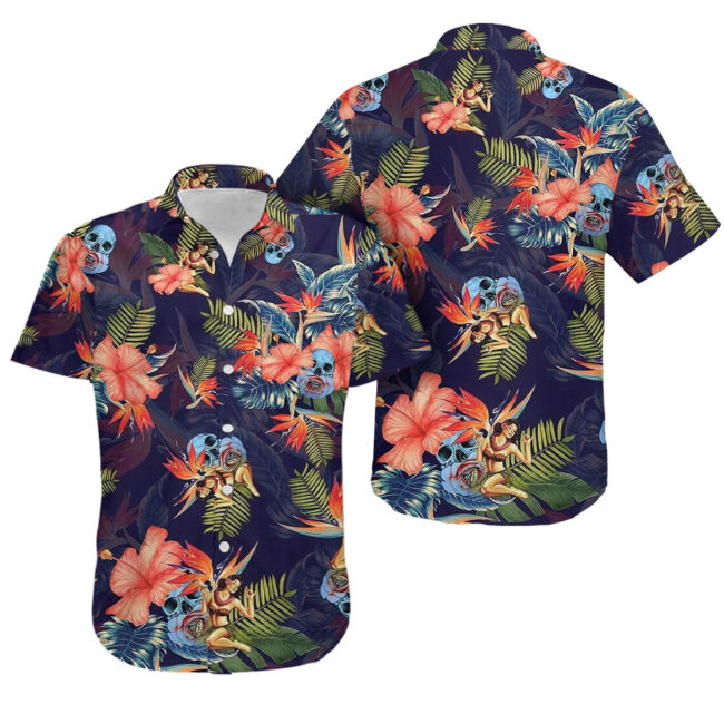 Skull Art Hawaii Shirt Unisex Adult Ha75685