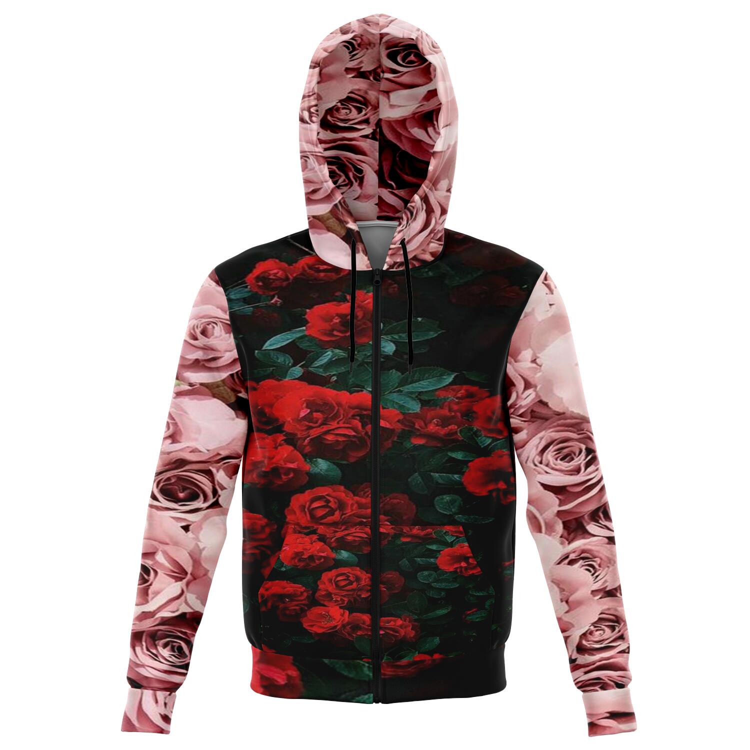 Zip Hoodie Flowers