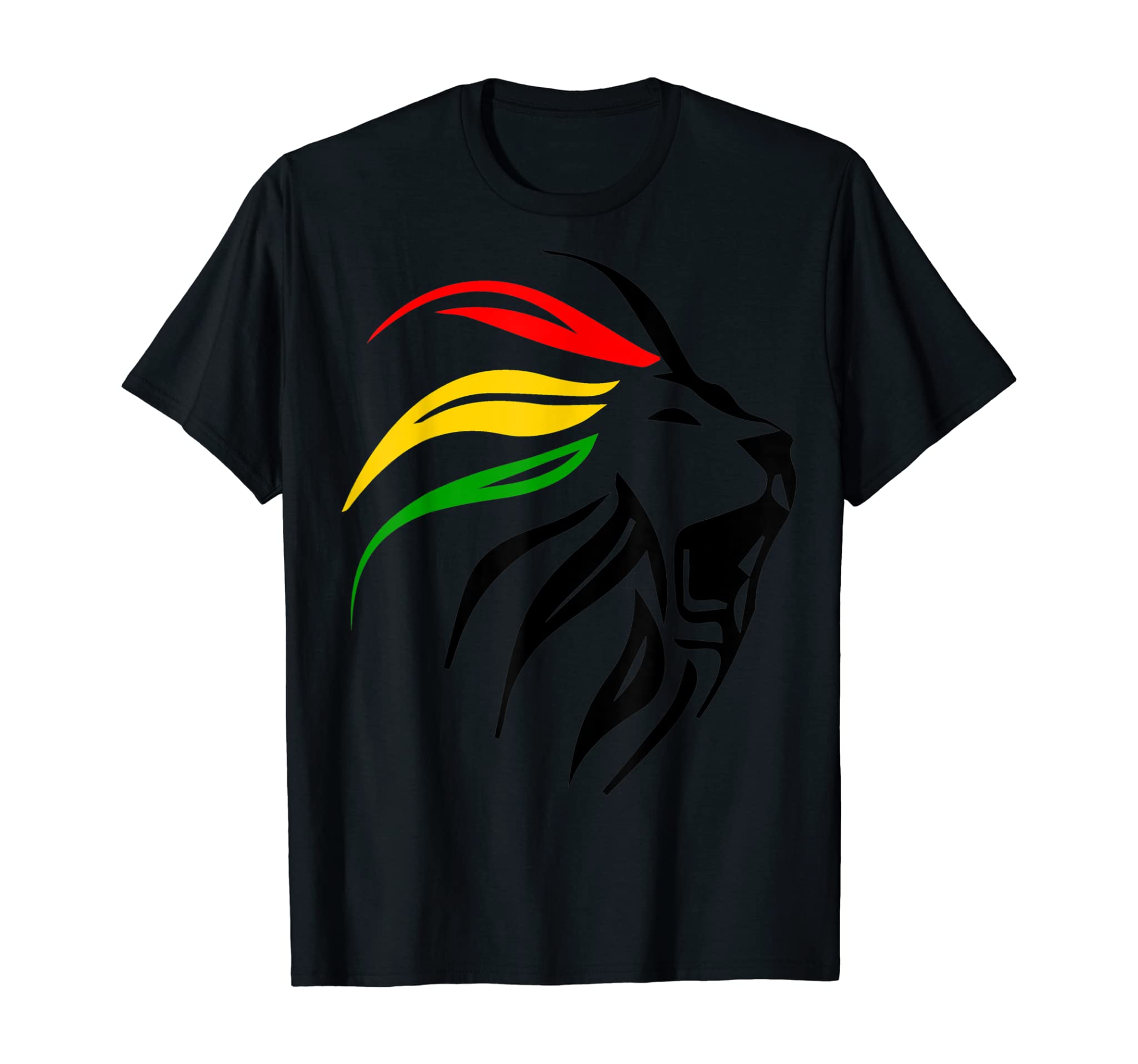 Rasta Lion & Rastafari Colours for Reggae & Jamaica Lover T-Shirt