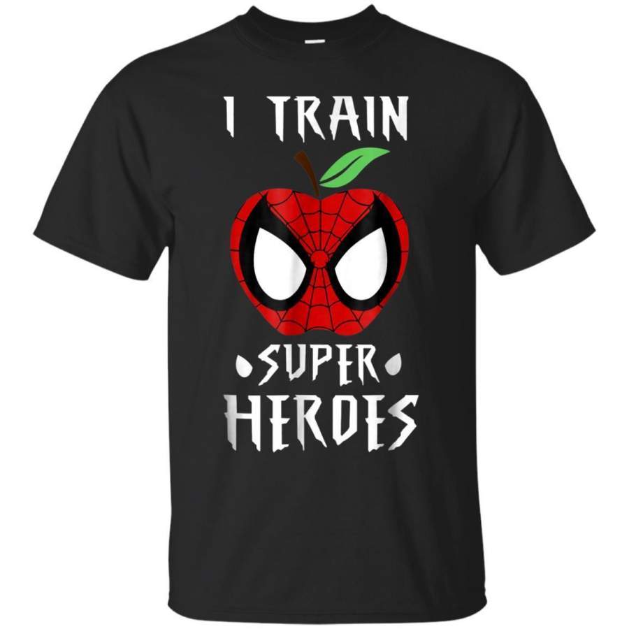 AGR I Teach Super Heroes Tshirts Cute Mom Teacher T Shirts Men Jaq T-shirt