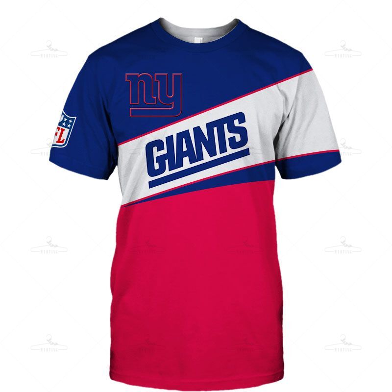 New York Giants T-Shirt 3D  Short Sleeve Gift