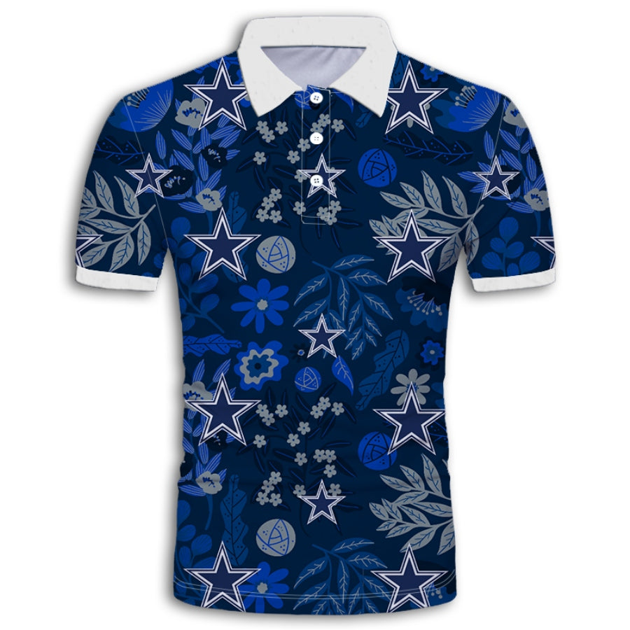 Dallas Cowboys Aloha Hawaii Polo Shirt Ha103994