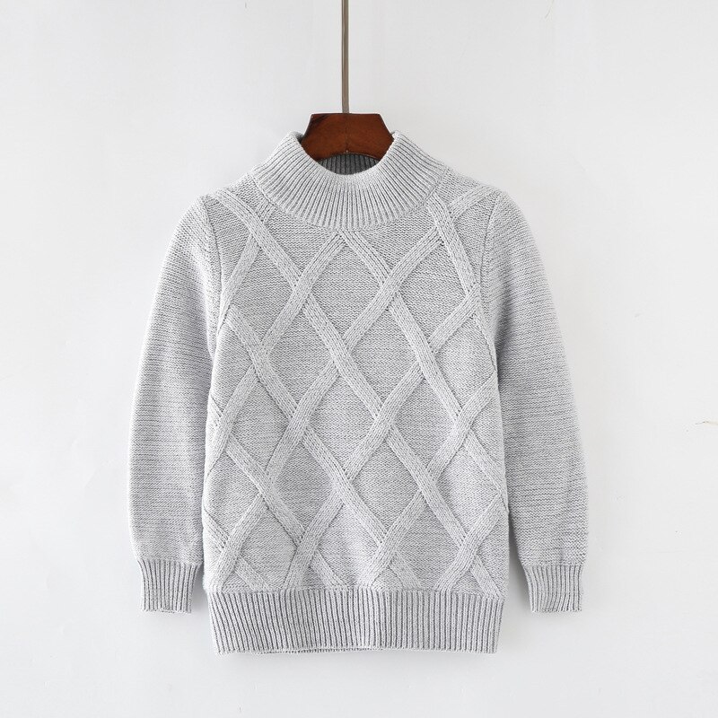 2020 New Sweaters Pullover Plaid For Children’S Knitted Clothes Sweater For Boys Autumn Tops 2 To 3 4 5 6 7 8 9 10 11 12 Years alx