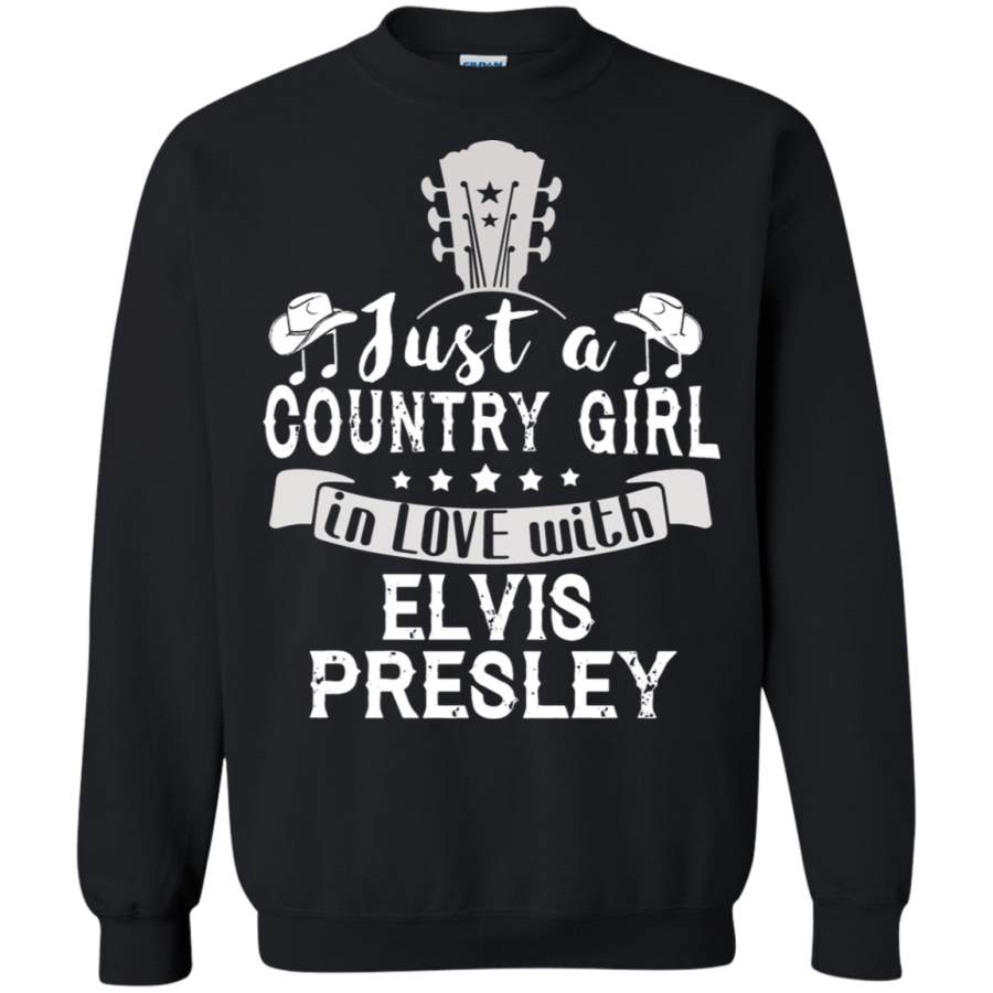 AGR Just A Country Girl In Love With Elvis Presley Sweatshirt