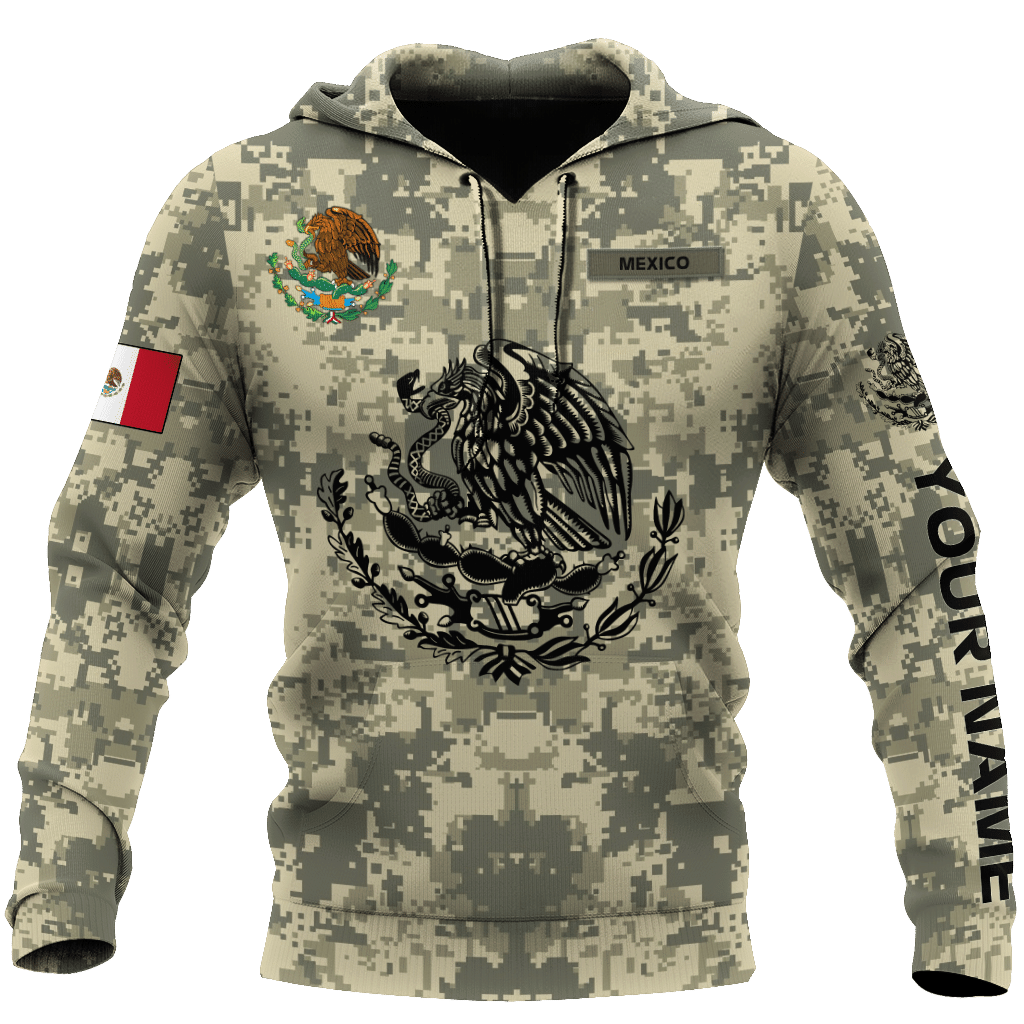 Personalized Mexican Army 3D All Over Printed Hoodies New Hoodies