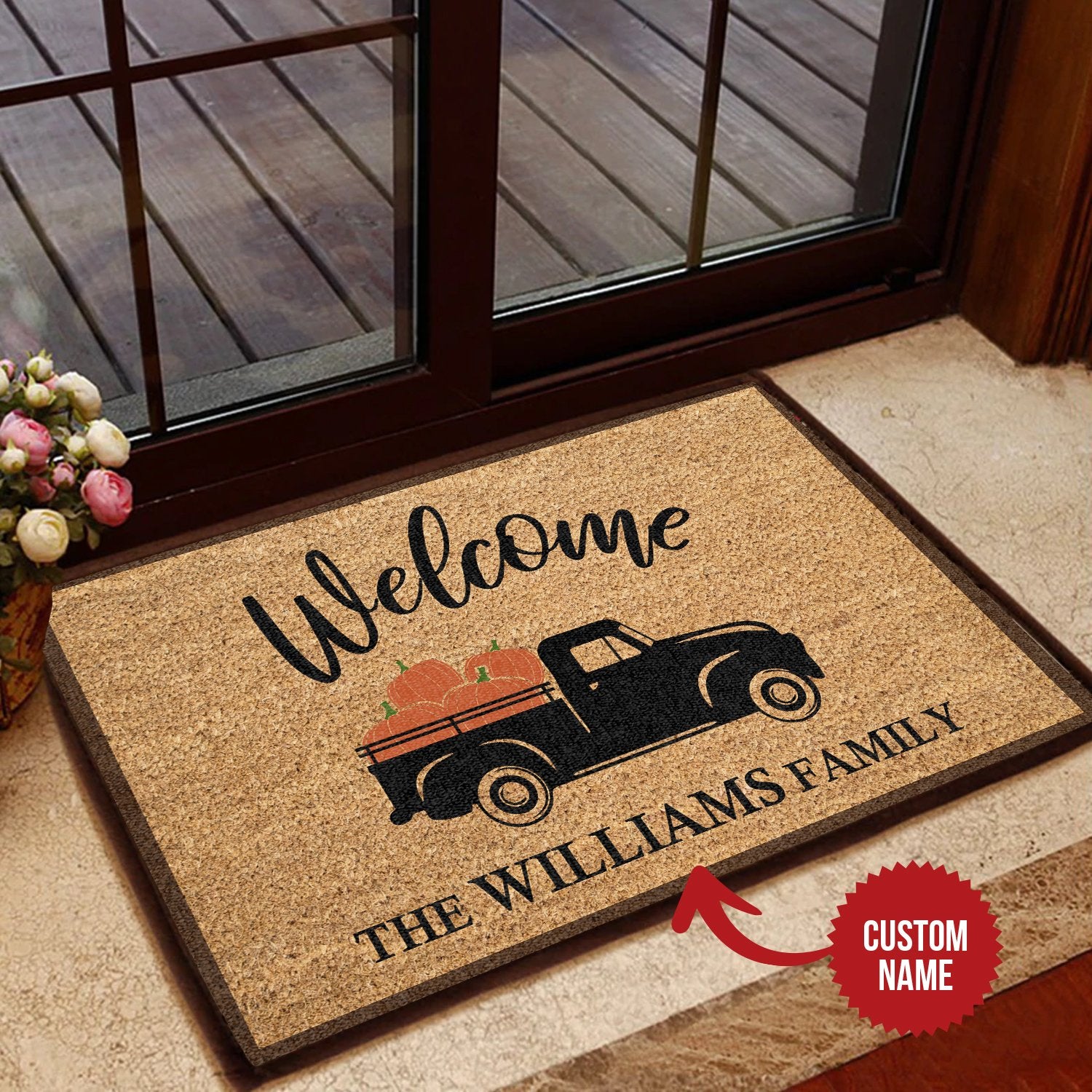 Halloween Welcome Personalized All Over Printing Doormat Pre2261