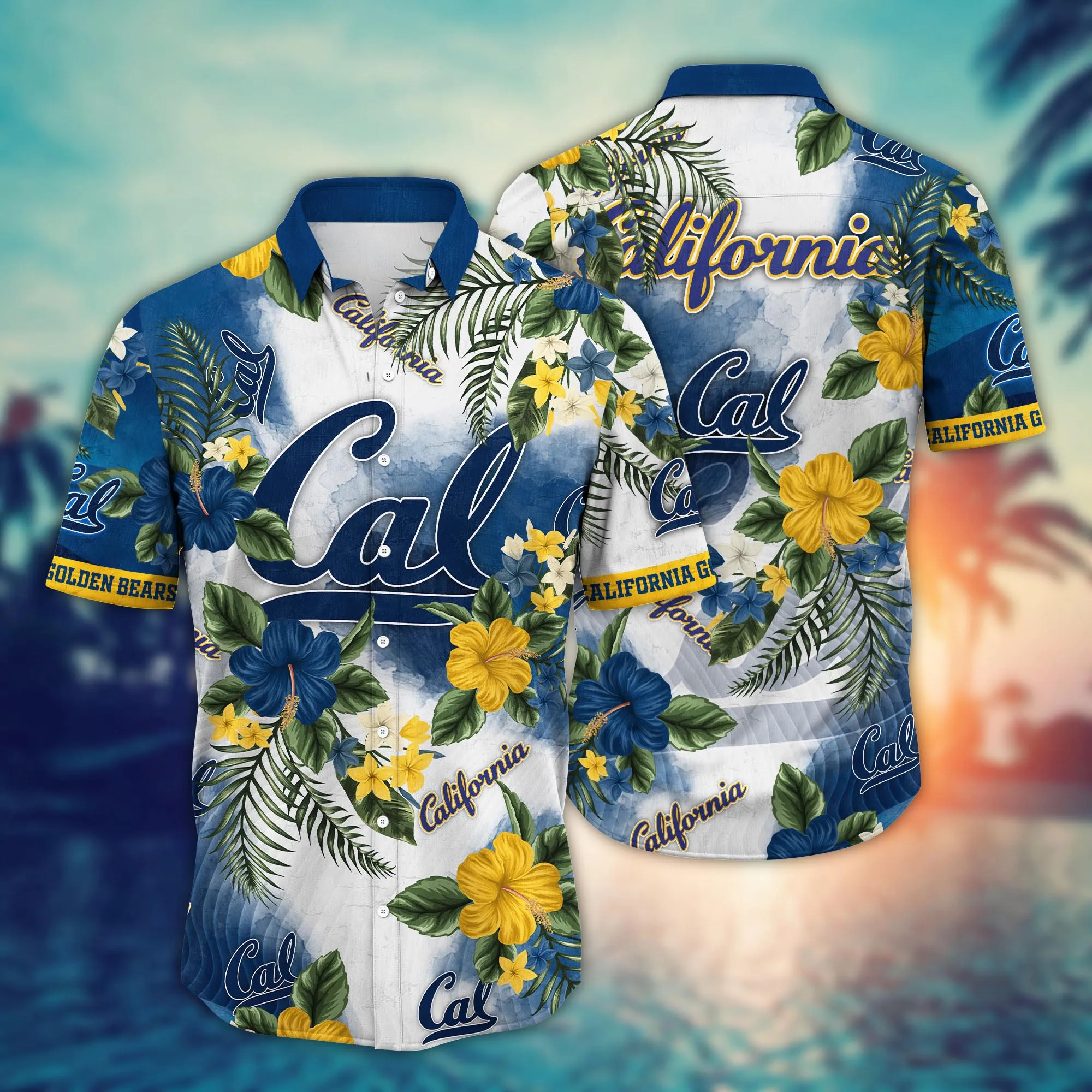 California Golden Bears NCCA Hawaiian Shirt Surfingtime Aloha Shirt