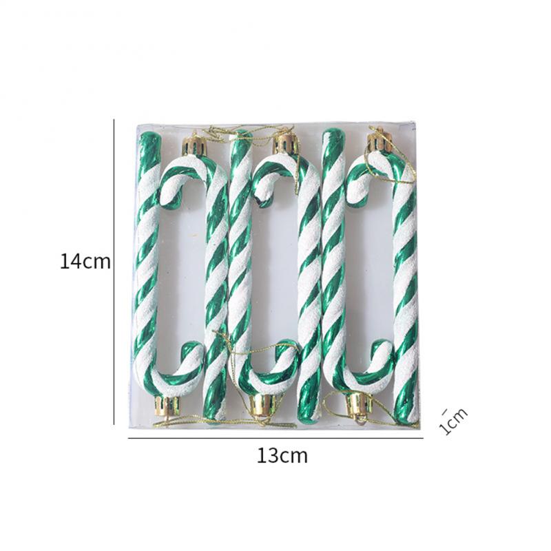 Christmas Tree Hanging Candy Cane Christmas Pendant Home Decorations Children’s Toys Party Supplies Dessert Decoration With Box alx